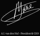 A.I. van den Hul - President & CEO - Signature